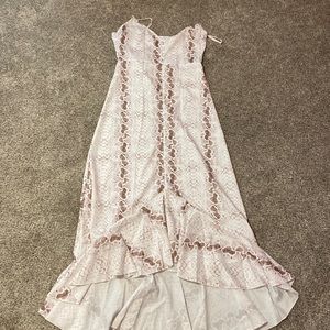 NWOT Snake print maxi dress